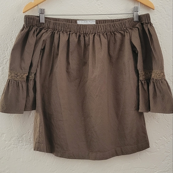 Trina Turk Off The Shoulder Top XS - Picture 1 of 5
